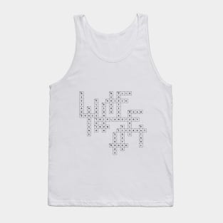 (1948TR) Crossword pattern with words from a famous 1948 science fiction book. Tank Top